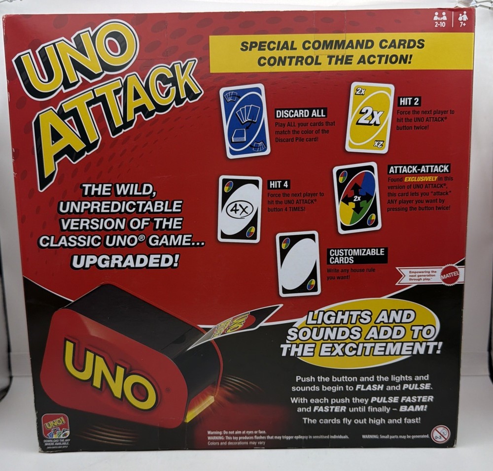 Uno Attack Card Game - New Mattel Games