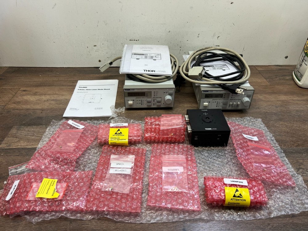 Thorlabs TED200C Temperature LDC205C Laser Diode Controller TCLDM9 Mount