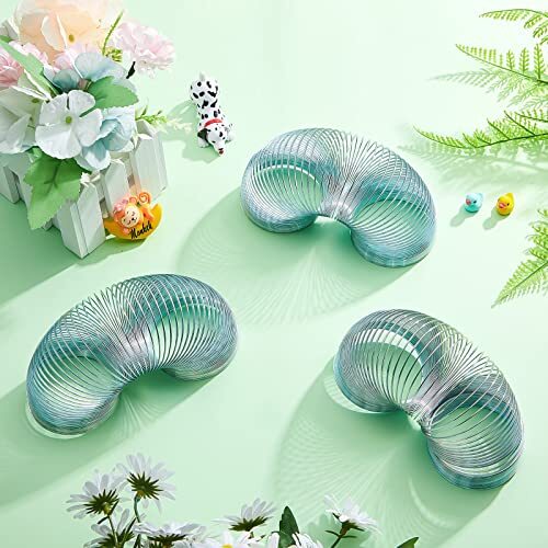 Pieces Squirrel Baffle Metal Spring Device Squirrel Barrier Spring Type Coil 3