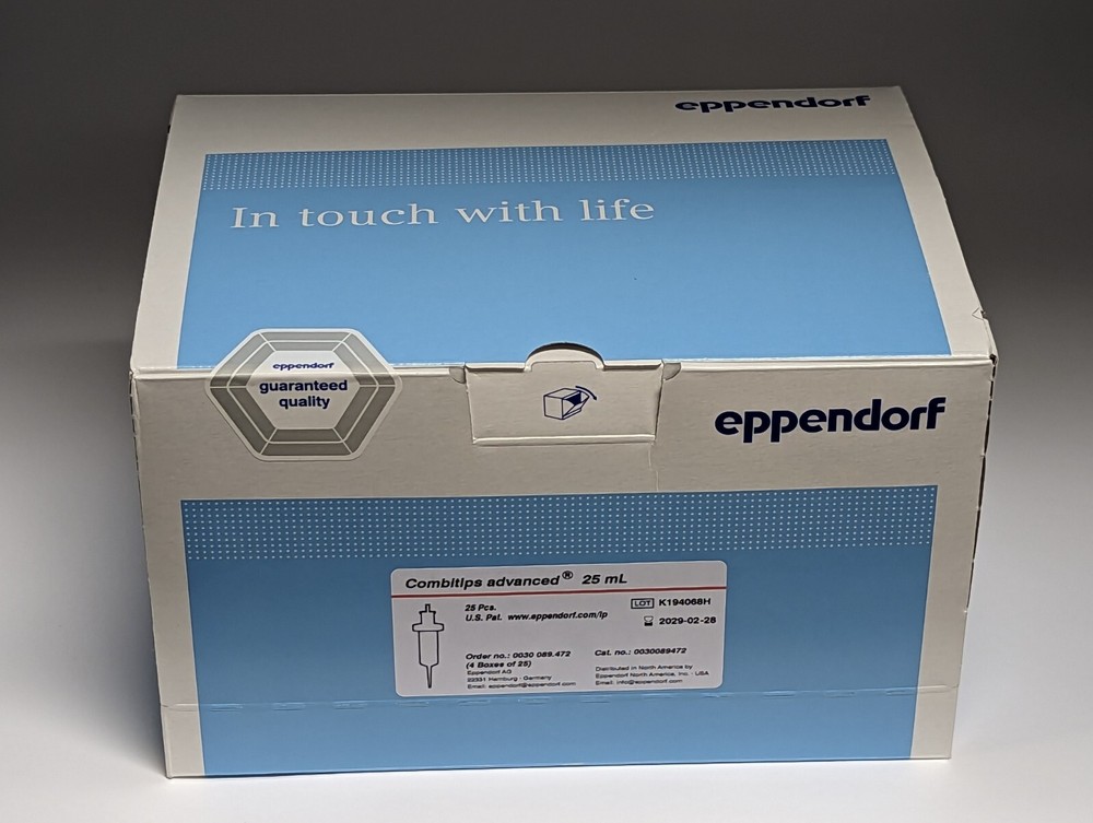 Eppendorf Combitips Advanced Pipette Tips 25 ml 4 Packs with 25 Tips Each