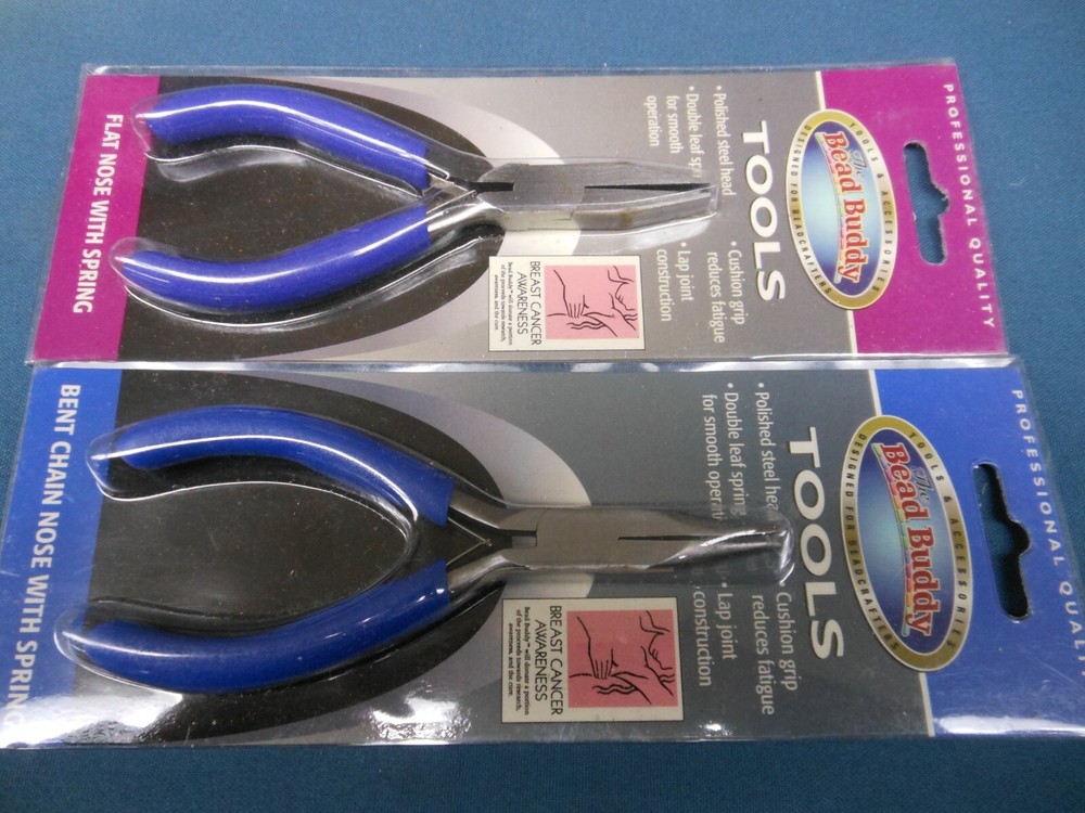 Bead Buddy Flat Nose Pliers & Bent Chain Nose Pliers