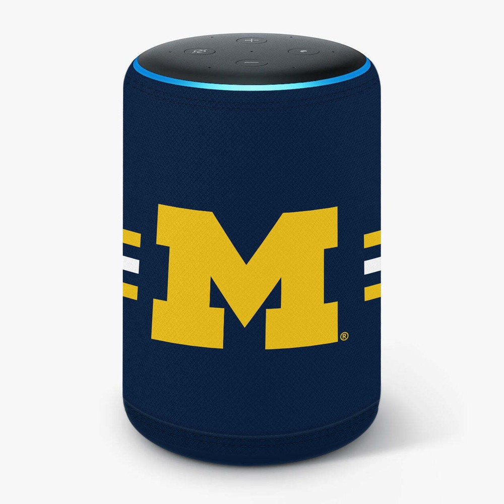 Affinity Bands Michigan Wolverines Amazon Echo and Echo Plus Covers