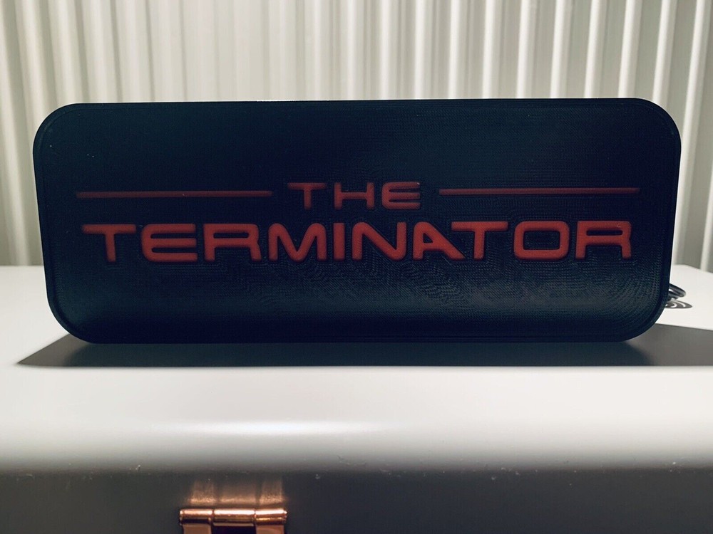 Large Terminator USB LED Light Up Sign Box USB Lamps