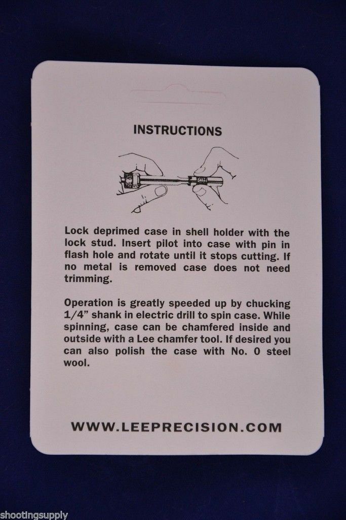 Lee Case Length Gauge & Shell Holder 308 Winchester 7.62x51 Nato #90139