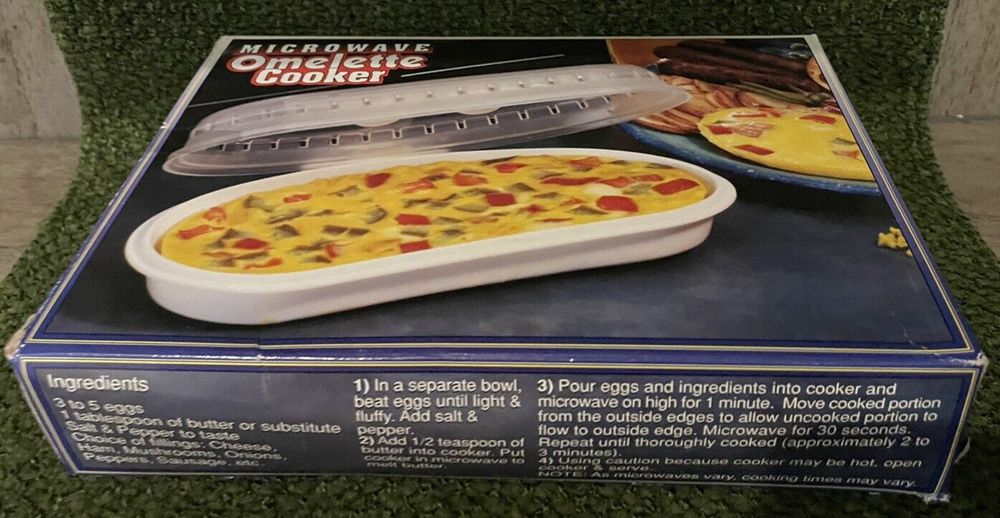 Microwave Omelet Maker Cooker Breakfast Gadget Tool Eggs Quick & Easy