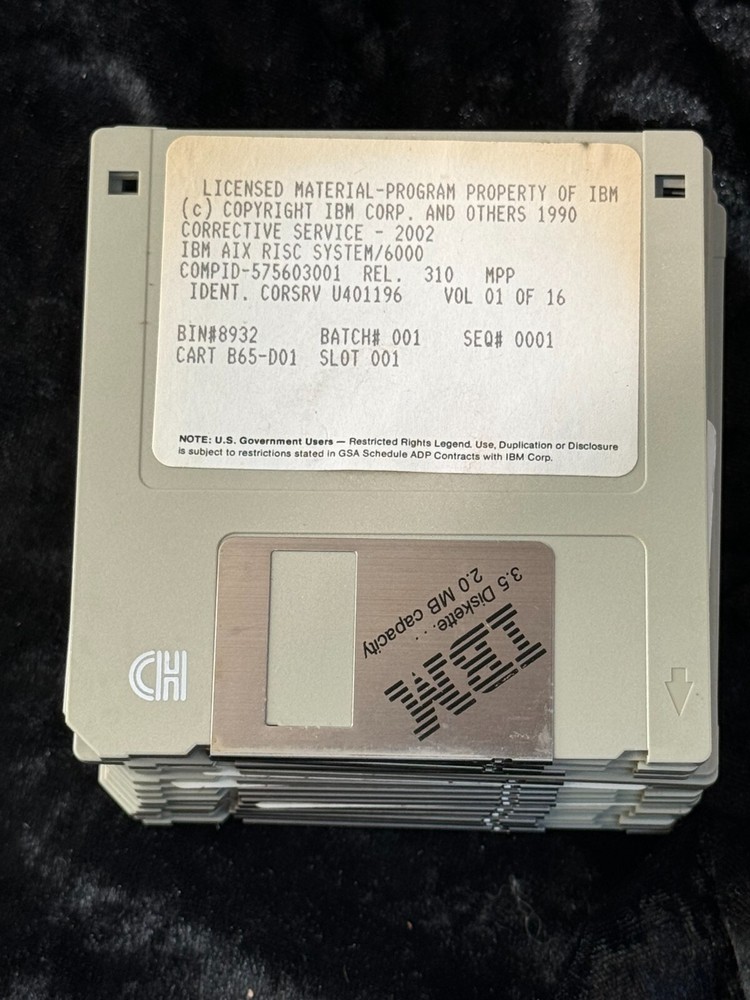 IBM AIX RISC System / 6000 Computer Program - 3.5 Media