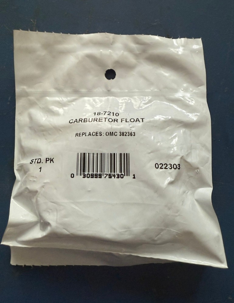 Johnson/Evinrude Carb Float For 18-75HP Outboard