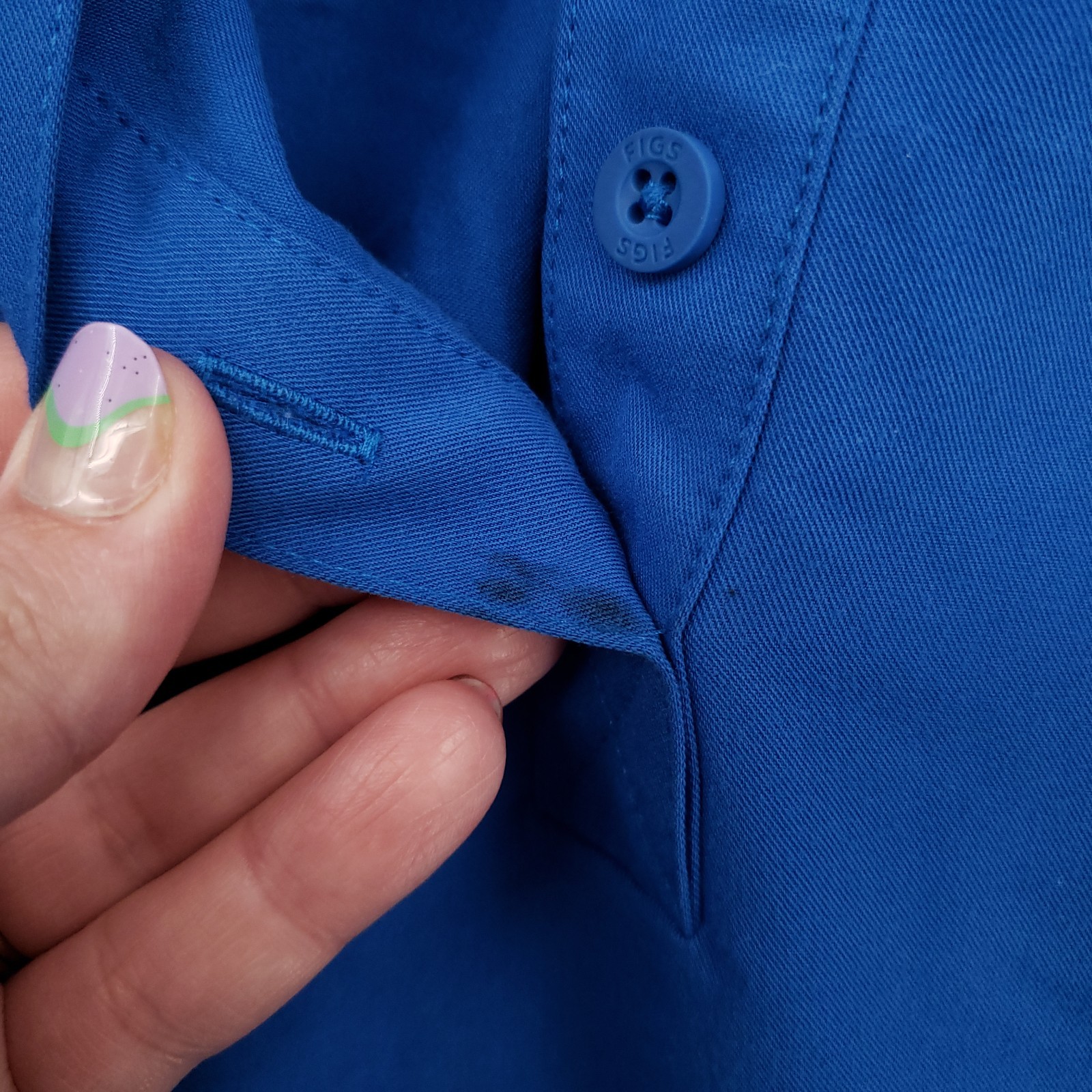 Figs Scrub Uniform Set Womens M Medium Blue Rafaela Jogger Technical Collection