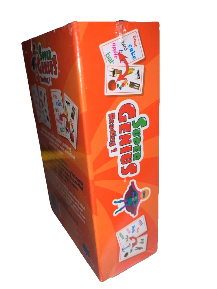 Super Genius Reading 1 Learning Card Game (Complete And Only Played Once)
