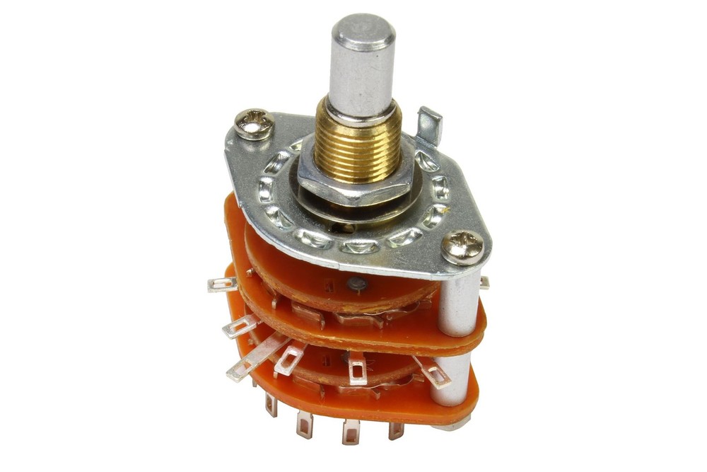 5 Position 4-Pole Rotary Guitar Pickup Selector Switch