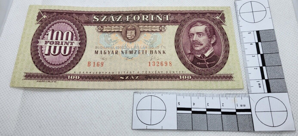100 FORINT - 1992- BANKNOTE- HUNGARY