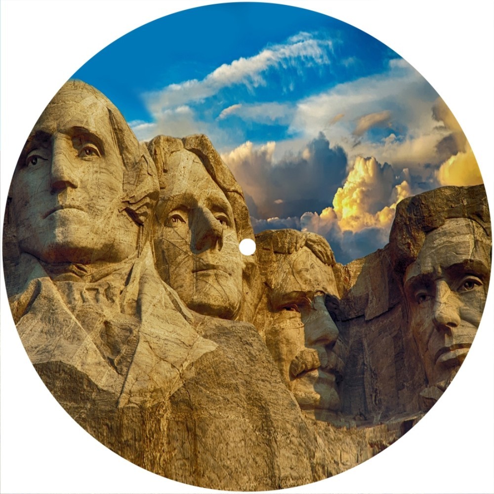 Slipmat Scratch Pad Felt for 7" Turntable 45 DJ Record Player Mount RUSHMORE 2