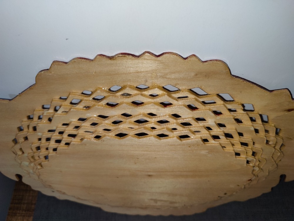 Decorative Handmade / Hand Painted Wooden Decorative Platter