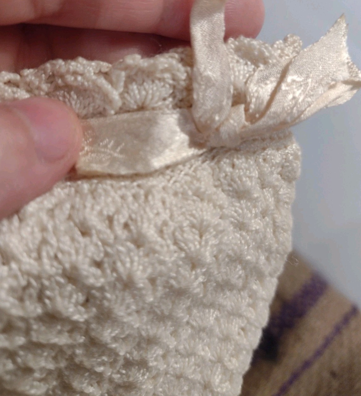 Antique Baby Clothing Bundle Victorian Christening Gown Crochet Sweater4 Piece