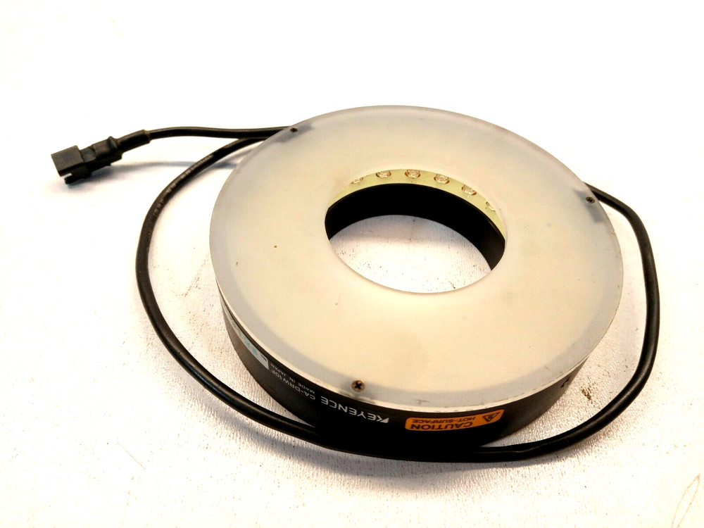 Keyence CA-DRW10F White Ring Light, Direct Flat 100-50 Lighting Ring Lamp