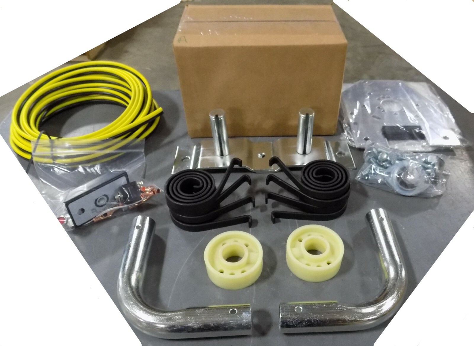 Dump Truck 4-Spring Complete Steel Flip Tarp Kit. FREE TARP. Up To 23' Bed