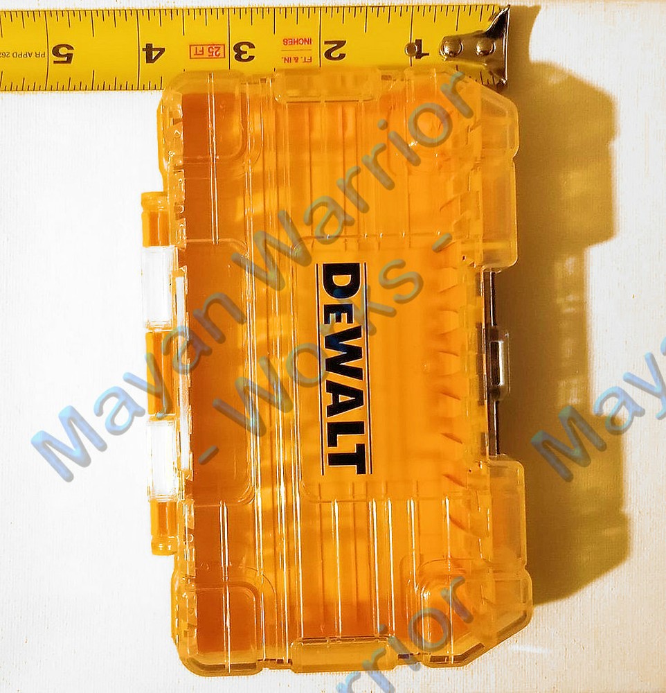 2 each DEWALT Tough insert Bit Storage Cases Organizer Stackable & Interlocking