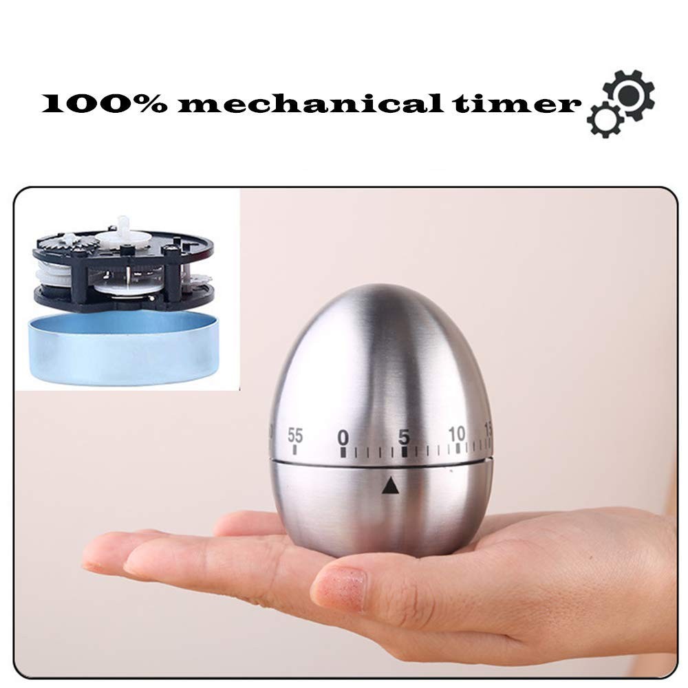 Egg Timer Wind up Kitchen Cooking Timer Reminder Mechanical Reminder Cute Mec...