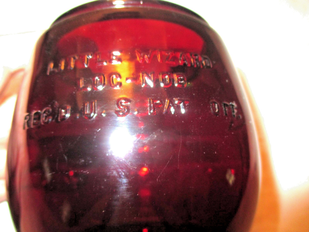RED DIETZ LITTLE WIZARD LANTERN GLOBE