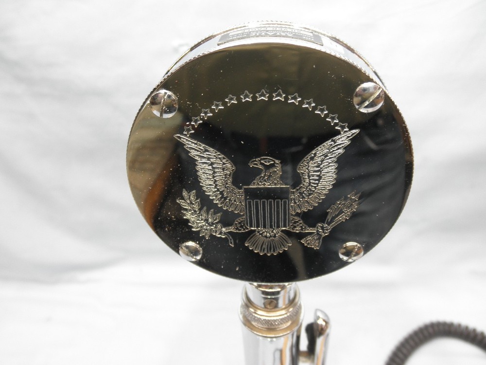 Exceptional Astatic Silver Eagle D-104 Microphone Amplifier & 4-Pin Plug TestedB