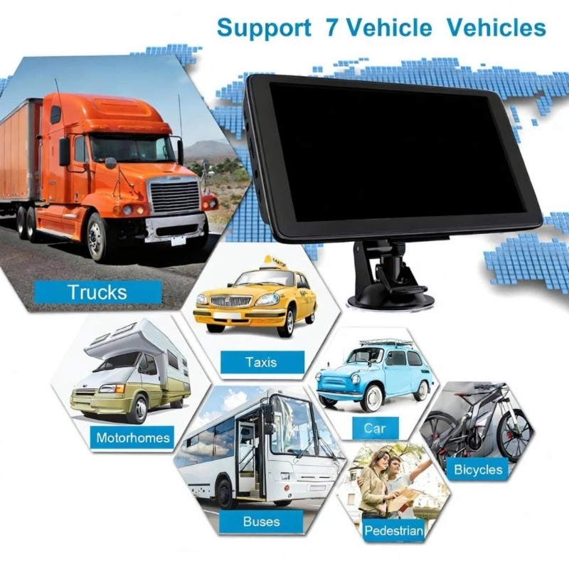 Professional Truck GPSs Navigators With Map Updates And Route Optimization