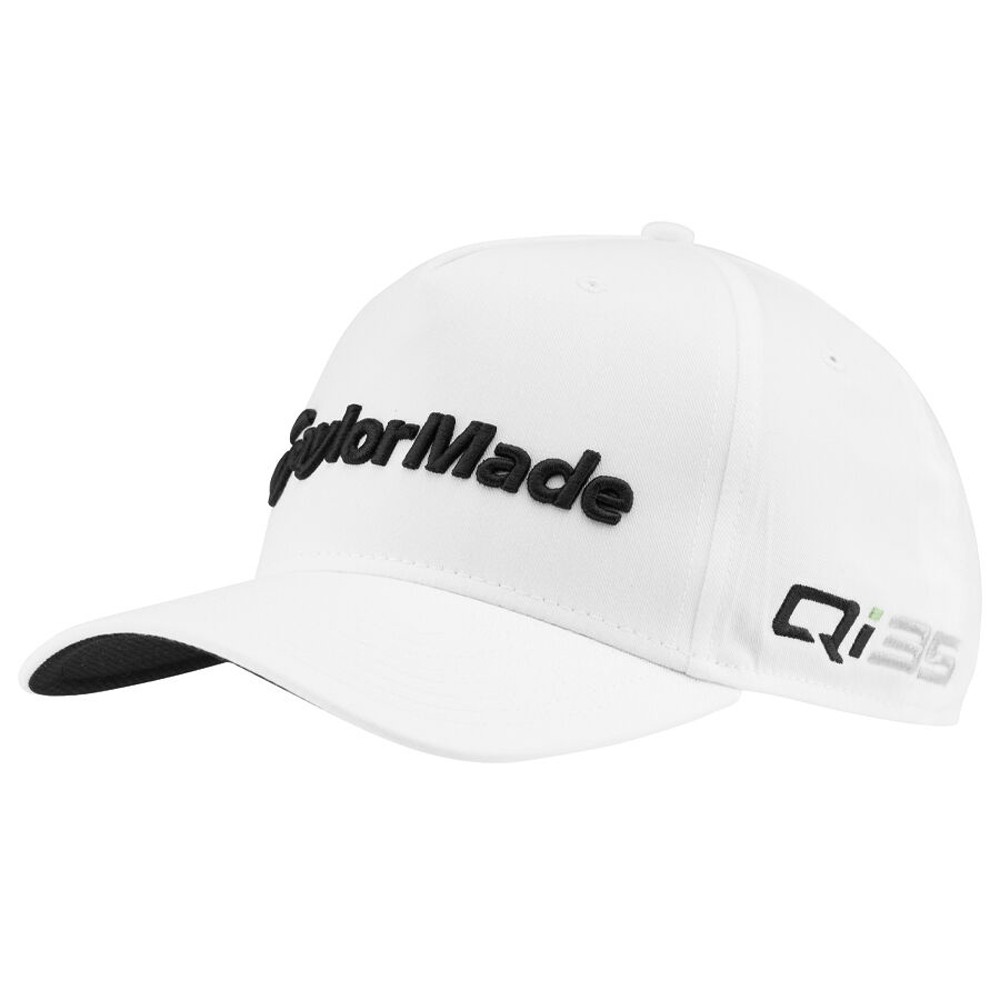 NEW 2025 TaylorMade Tour A-Frame Qi35/TP5 White Snapback Adjustable Golf Hat/Cap