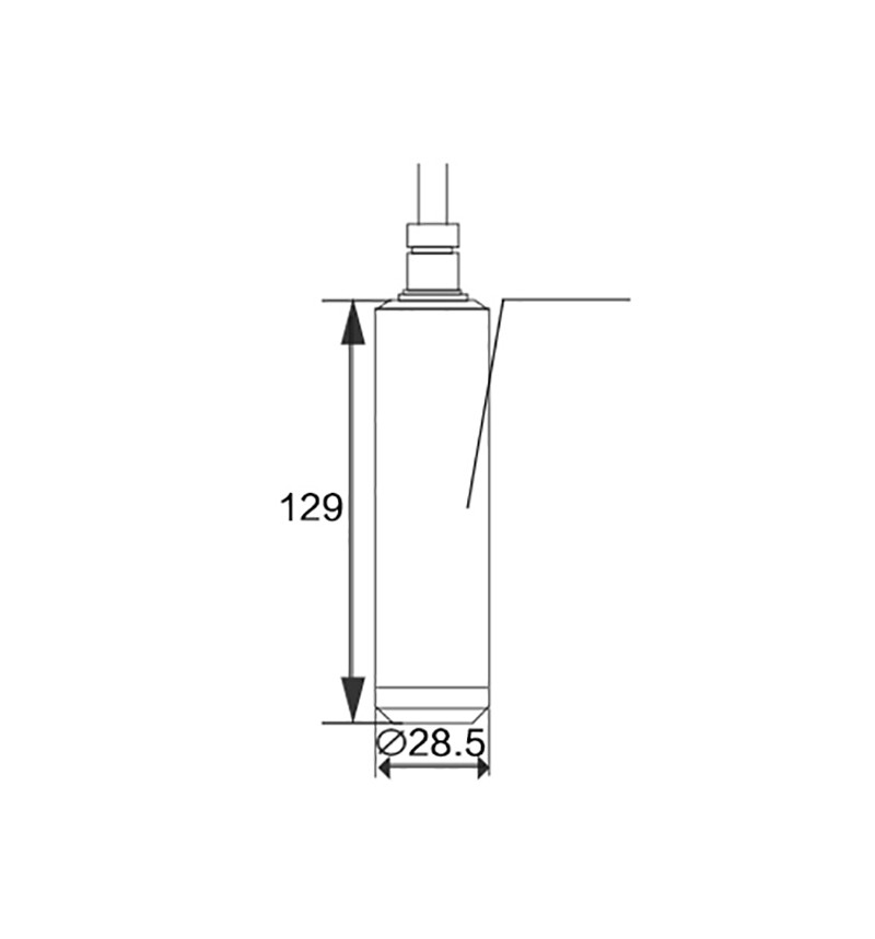 DC24V Throw-in type liquid level sensor transmitter water level detector 4-20mA