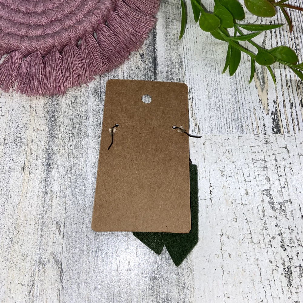 Handmade Boho Felt Dangle Earrings