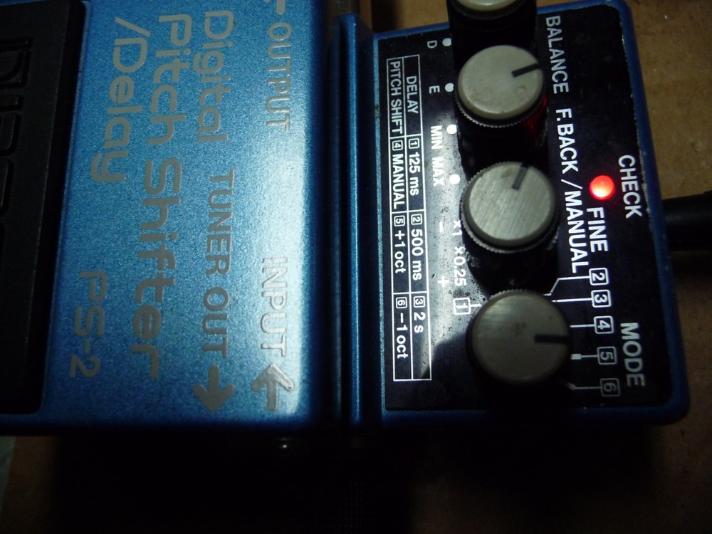 VINTAGE   BOSS PS2  guitar effect NICE item