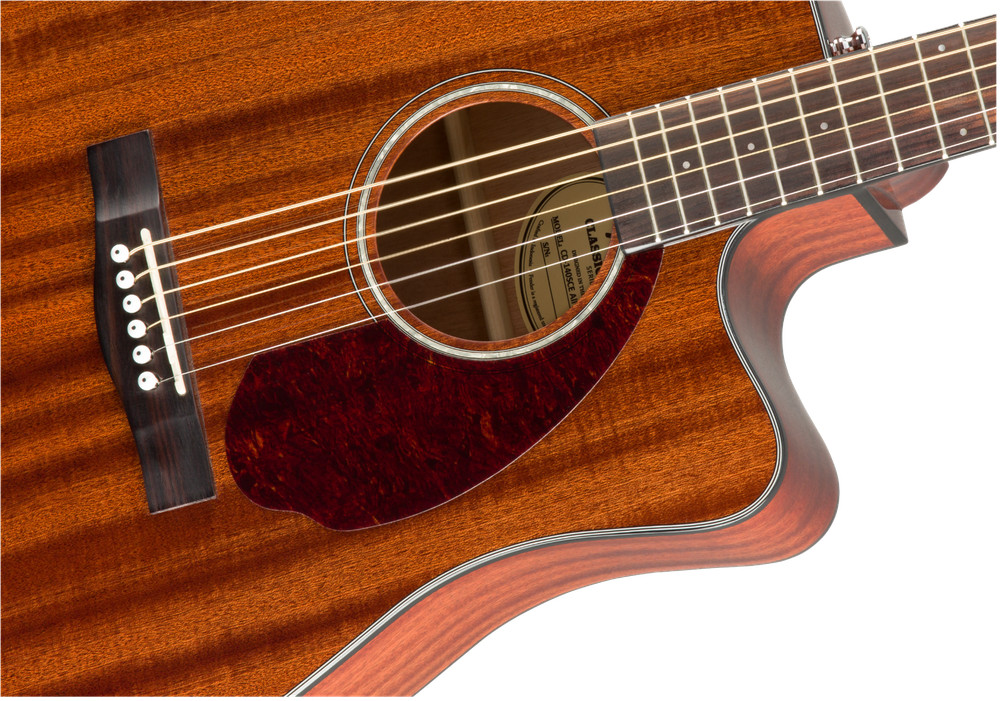 Fender CD-140SCE All Mahogany Solid Top Acoustic Electric Guitar with Case