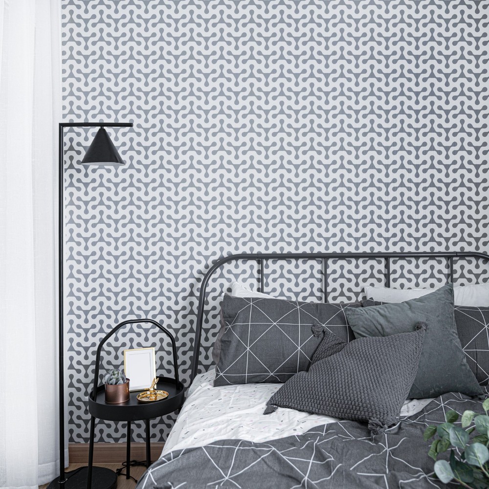 Reusable Allover Plastic Stencil // CONNECTED DOTS - MOLECULES