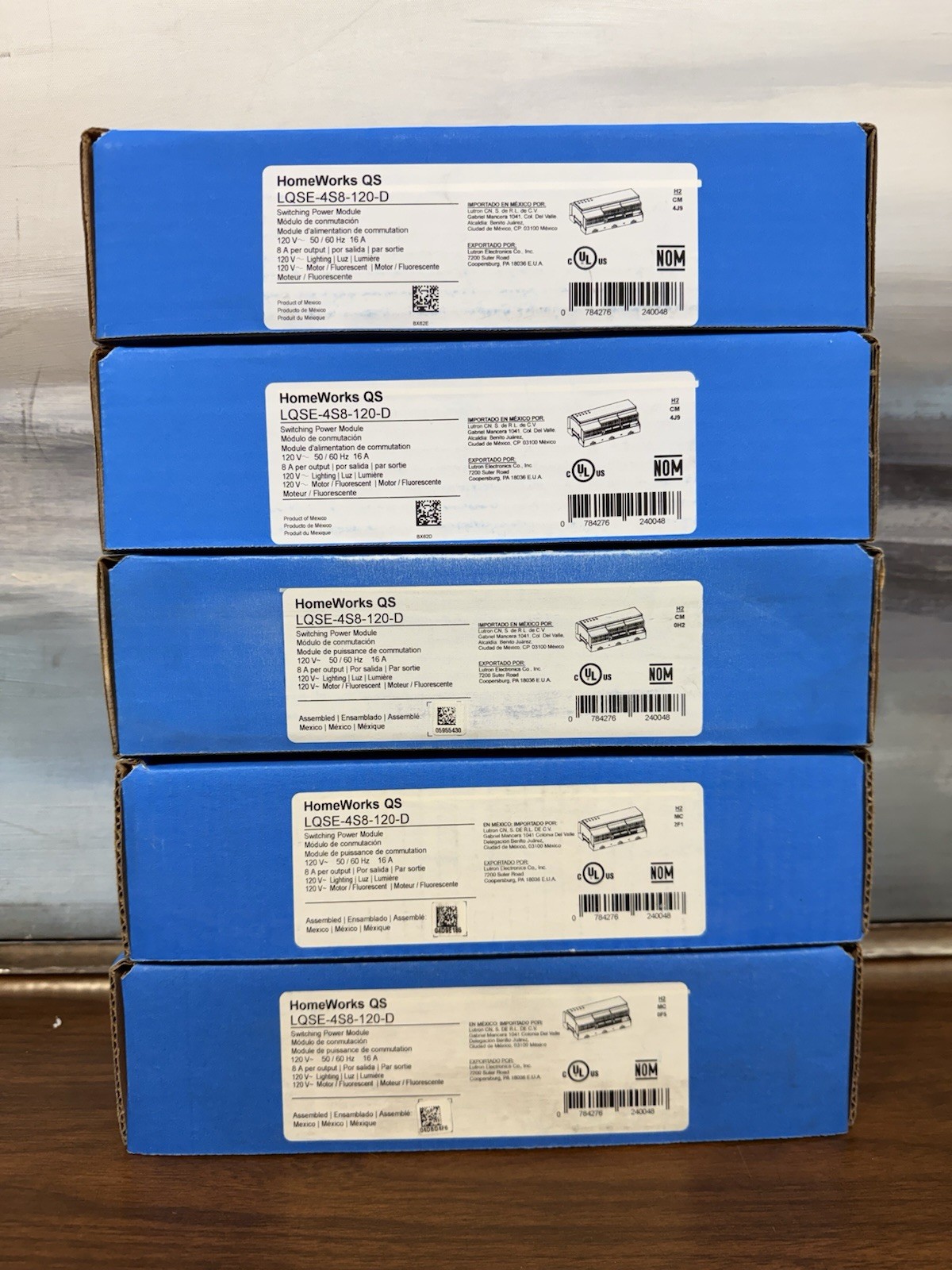 Lutron HomeWorks QS LQSE-4S8-120-D Switching Power Module - ( PRICE FOR 1 UNIT