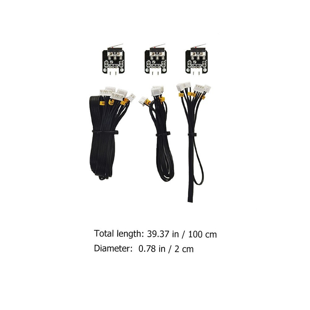 1 Set 3D Printer Stepper Motor and Limited Switch Cable with Switch