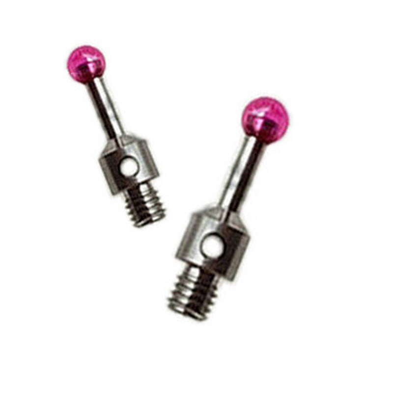 2Pc-CMM Probe M3Thread Ruby Styli 3.0mm Fit for Tesa/hexagon Romer Measuring Arm
