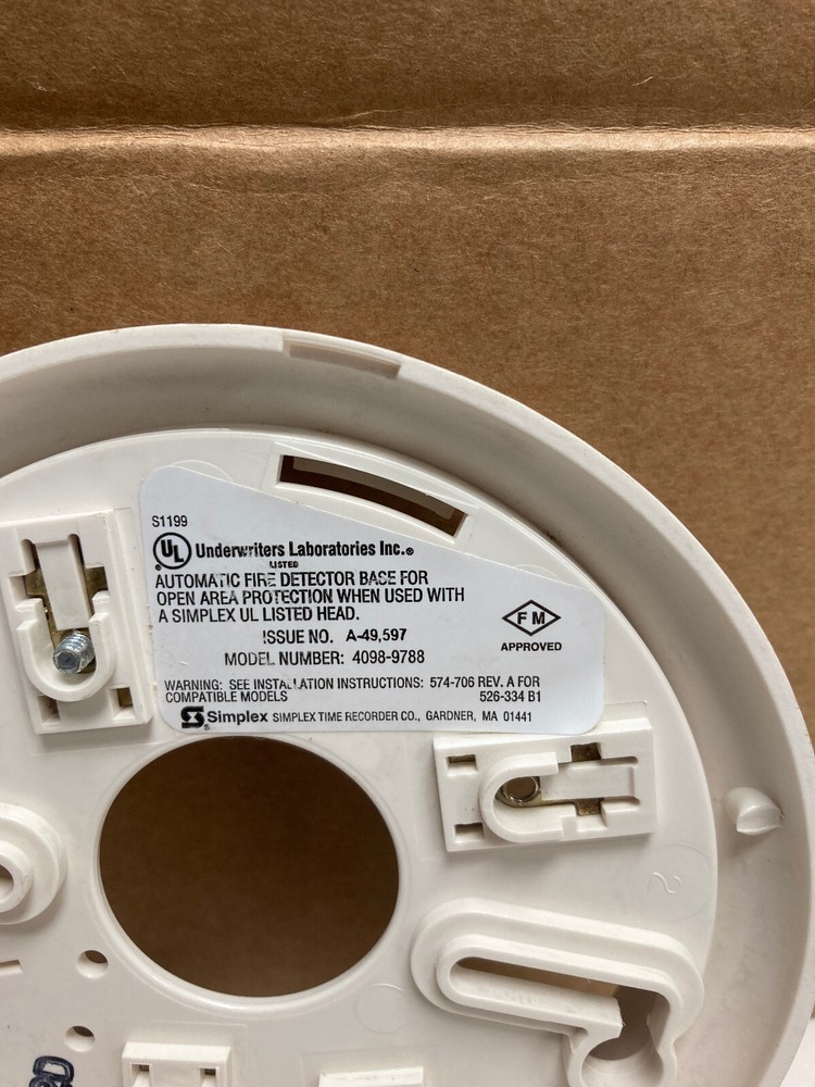 Simplex 4098-9788 2 wire sensor base