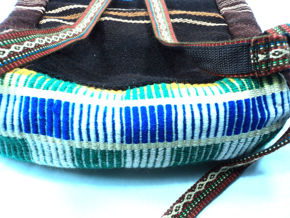 Traditional Peruvian Hand Woven Tribal Backpack