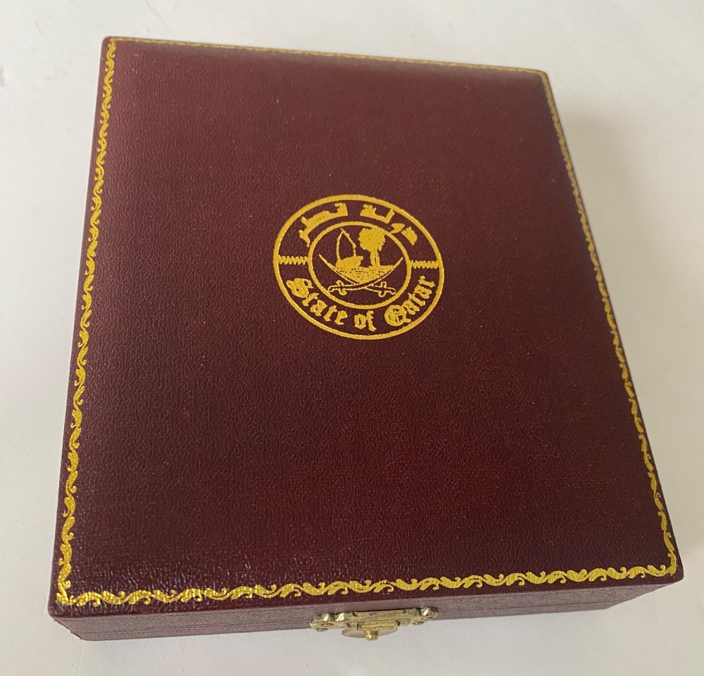 Qatar Official State Gift Presentation Empty Box Case for Collectable - ONLY BOX