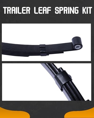Trailer Leaf Spring Kit 3500lb Single Trailer Axle 4 Leaf Spring Kit with U