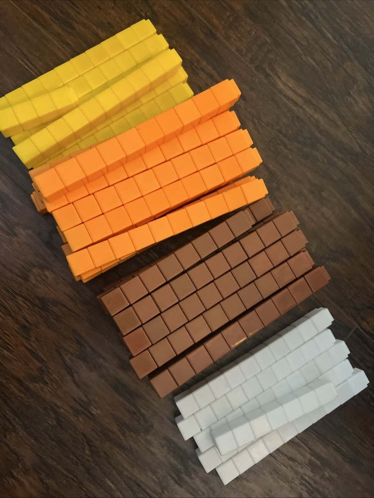 500 + Unifix Interlocking Counting Cubes Snap Blocks for Learning Math