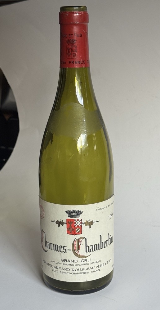 Armand Rousseau Charmes Chambertin empty bottle 1999