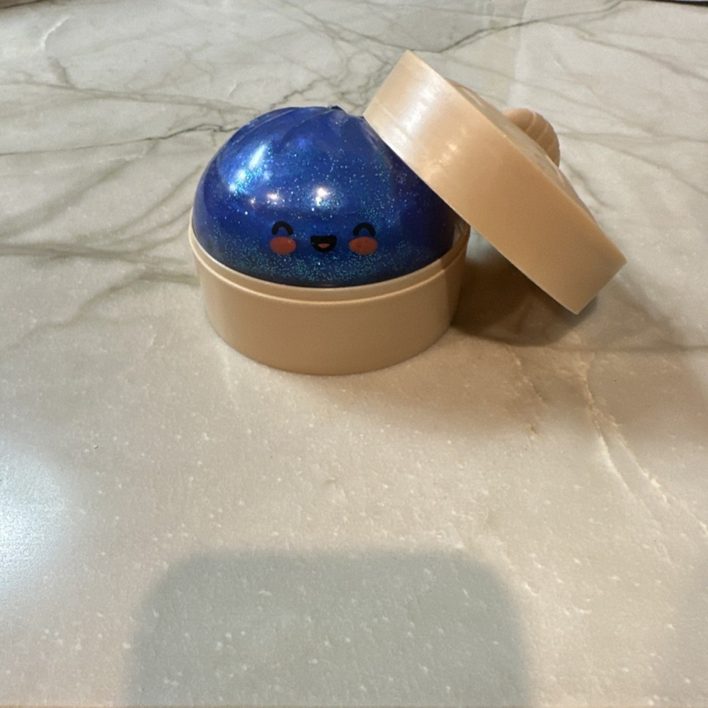 RMS super rare blue glitter galaxy dumpling with beige container