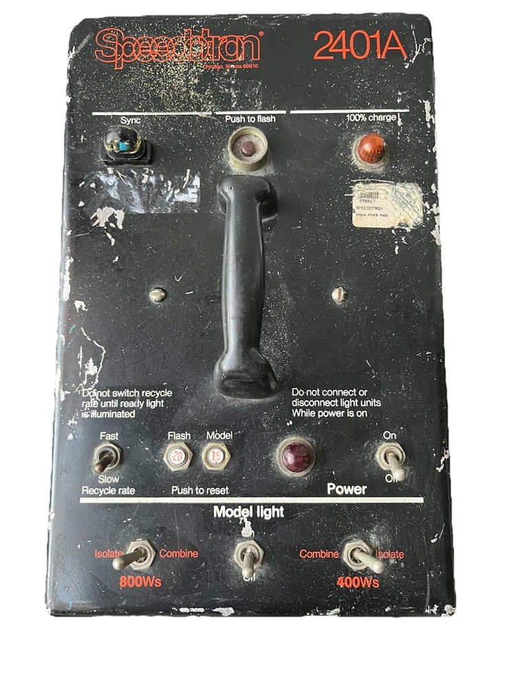 Speedotron 2401A black line - Missing Cord Working Condition