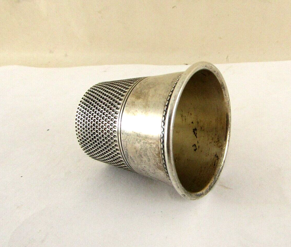 Cartier Sterling Silver Cup. Thimble