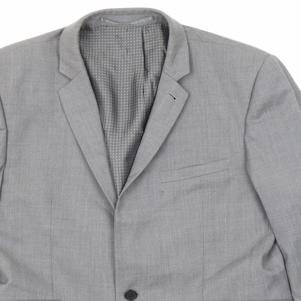 NEXT Mens Grey Wool Blend Blazer Size 40 Reg