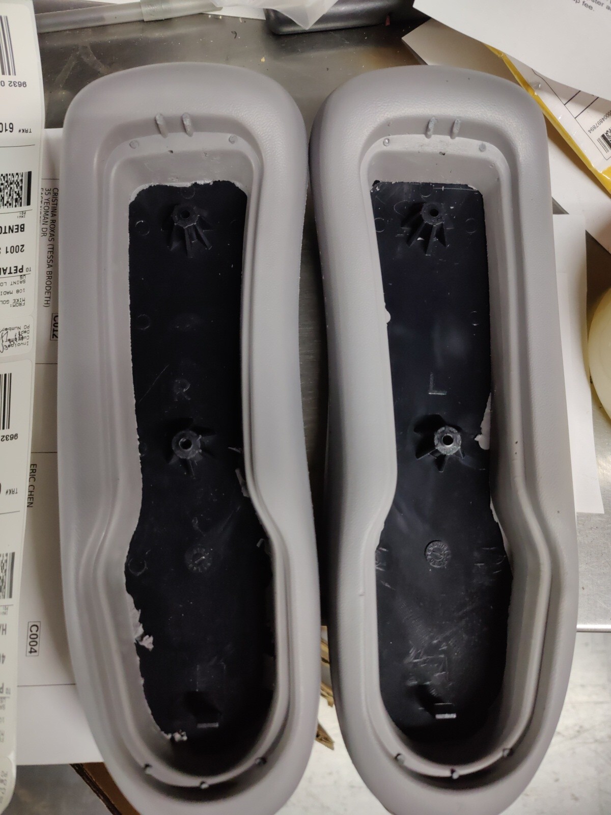 New Classic Herman Miller Aeron Arm Pads for all sizes A B C (Titanium Grey)Pair