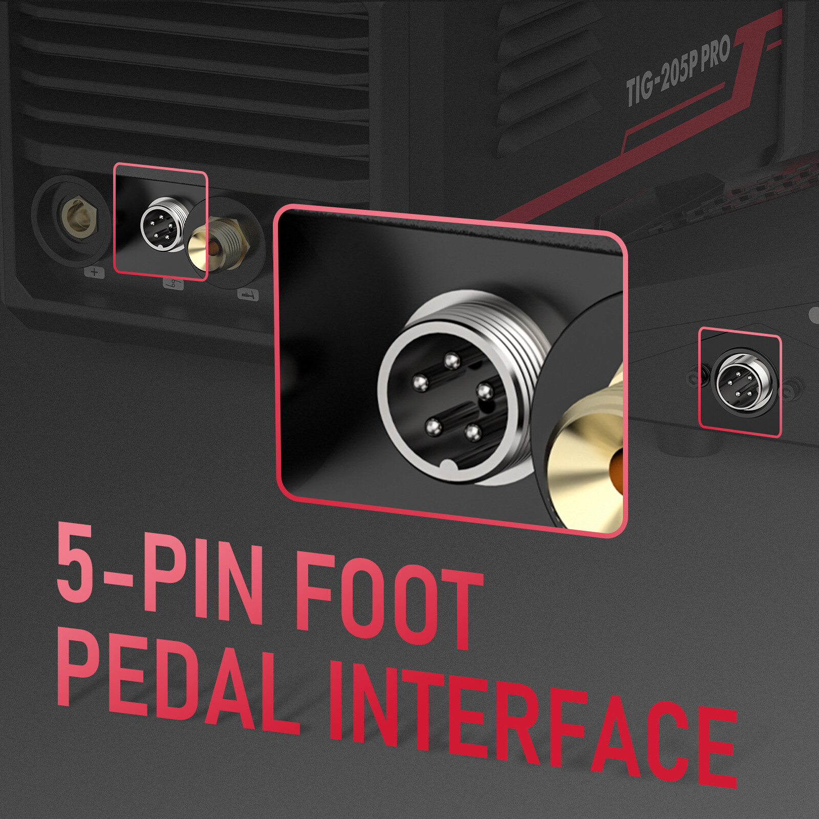 IGBT STICK/DC TIG/PULSE TIG 3 In 1 Welding Machine 205A 110&220V Dual Voltage