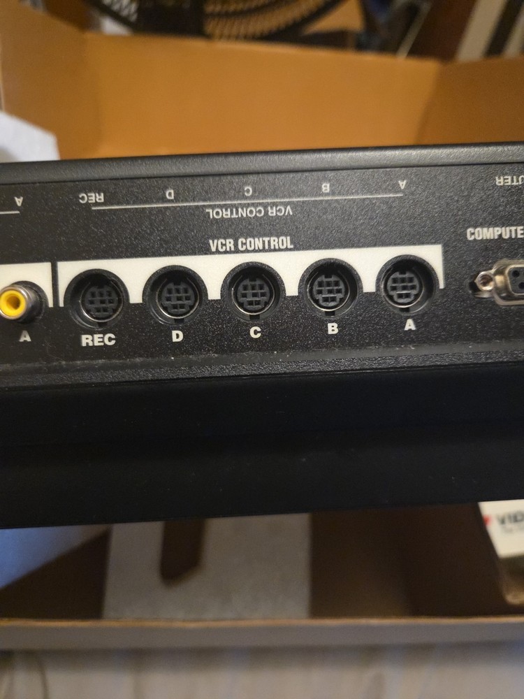 VINTAGE VIDEONICS EDIT SUITE A/B ROLL EDIT CONTROLLER MODEL:AB-1 NTSC...READ