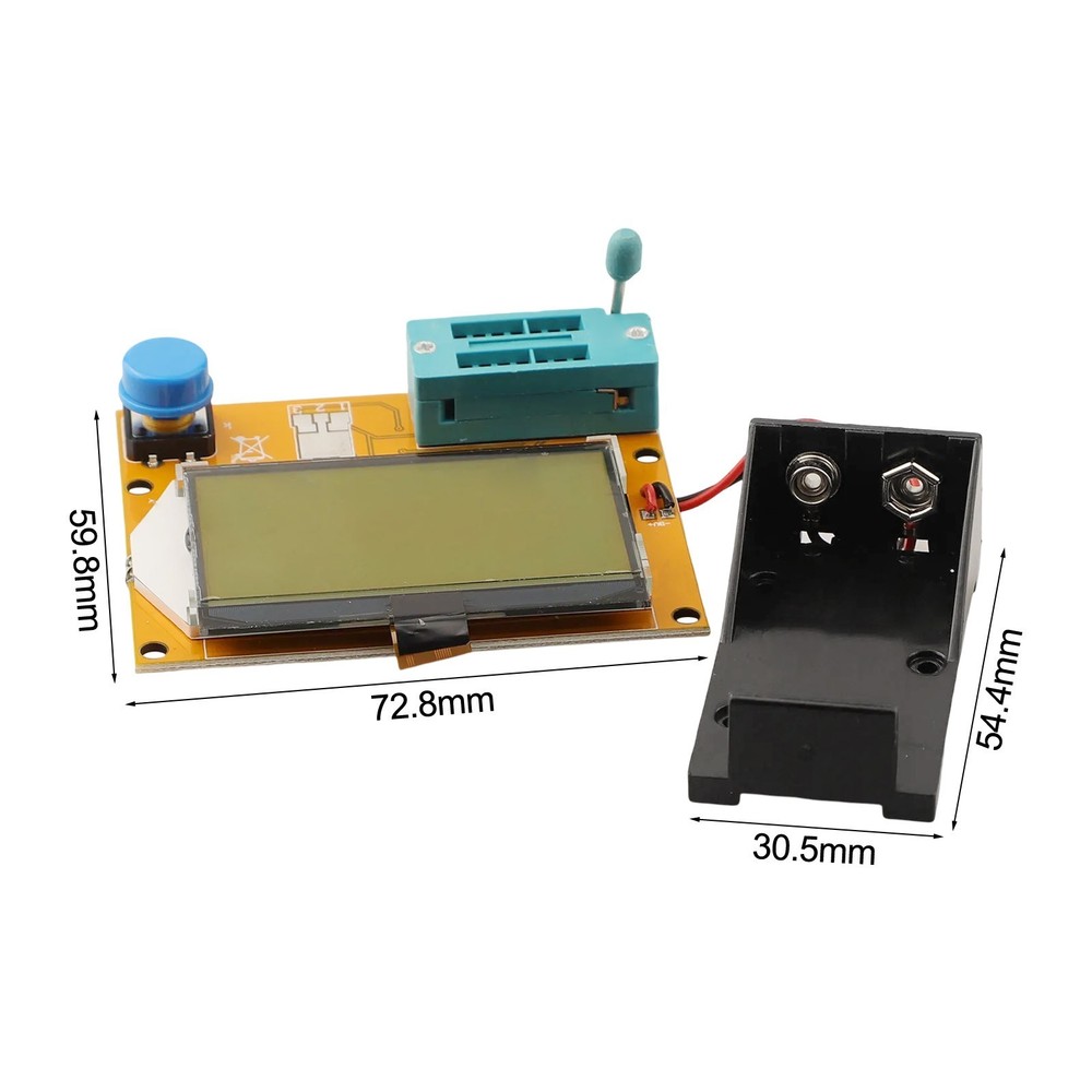 LCD Display LCRT4 Transistor Tester for Resistance Capacitance Diode and Triode