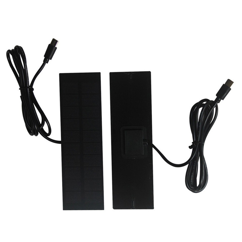 Compact 1W 5V Solar Charging Panel with Type C for Mobile Devices and Batteries