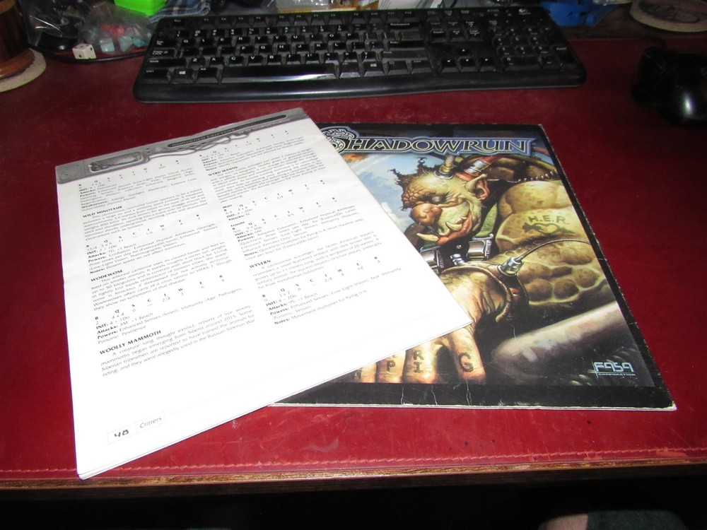Shadowrun Gamemaster Screen with Critters (3rd Edition)